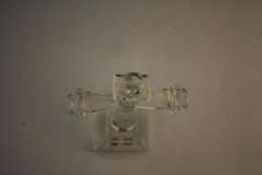 Crystal Cross on Pedestal