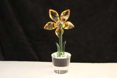 Amber Crystal Flower