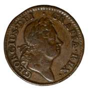Sharp 1723 Hibernia Half Penny US Colonial