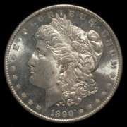 1890 Proof Like BU Morgan Dollar