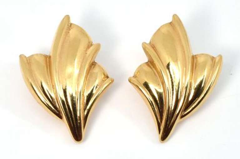 Bold Estate Omega Back 14k Earrings