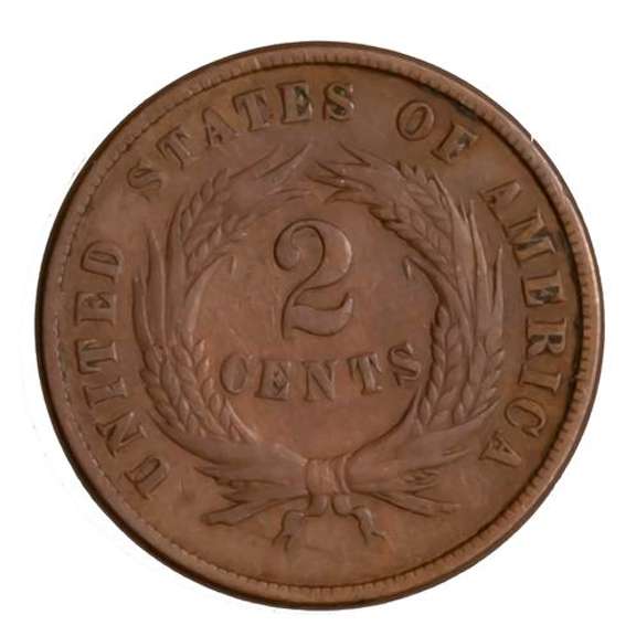1871 Two Cent Piece