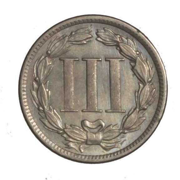 1889 Last Year 3 Cent Nickel