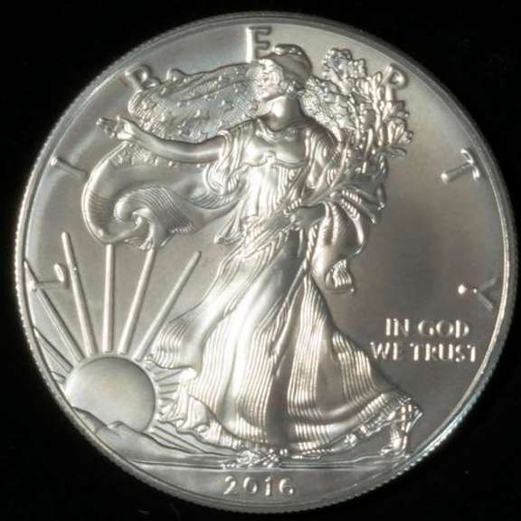 Frosty White Uncirculated 2016 Silver Eagle