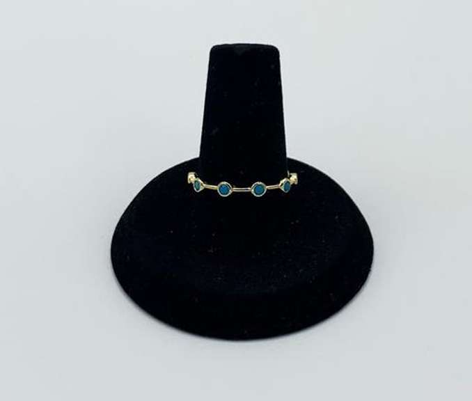 Cute Turquoise Color Gemstone Ring