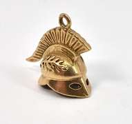 Unusual 14k Roman Gladiator's Helmet