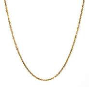 Sturdy 14k Cable Link Necklace