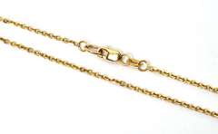 Sturdy 14k Cable Link Necklace