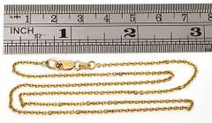 Sturdy 14k Cable Link Necklace