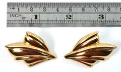 Bold Estate Omega Back 14k Earrings