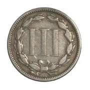 1879 Better Date 3 Cent Nickel