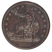 1876 S Toned Trade Dollar