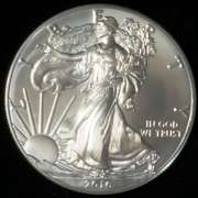 Frosty White Uncirculated 2016 Silver Eagle