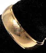 Cross-Hatch Wedding Band in 14KT Yellow Gold