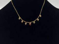 Eye Catching Multicolor Gemstone Necklace in sterling
