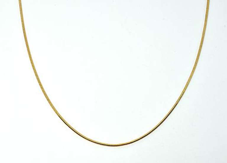 Popular 14k Snake Necklace