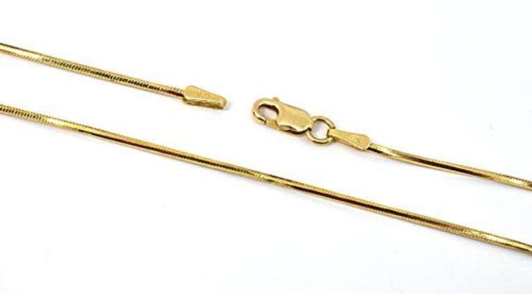 Popular 14k Snake Necklace