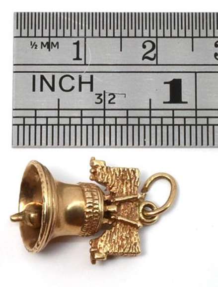 Well Detailed Liberty Bell Charm