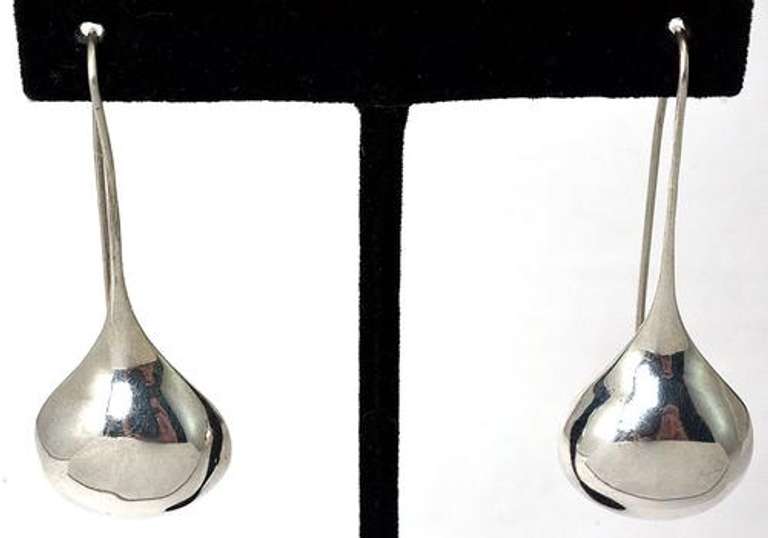 Tear Drop 925 Sterling Silver Earrings