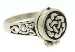 Sterling Silver Locket Ring
