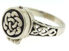 Sterling Silver Locket Ring