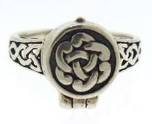 Sterling Silver Locket Ring