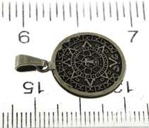 Sterling Silver Mayan Calendar Pendant