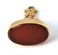 Gold & Carnelian Antique Watch Fob