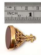 Gold & Carnelian Antique Watch Fob