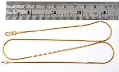 Popular 14k Snake Necklace