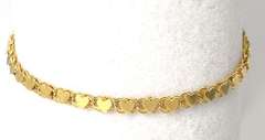 Beverly Hills Gold Heart Bracelet, 14KT Yellow Gold