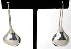 Tear Drop 925 Sterling Silver Earrings