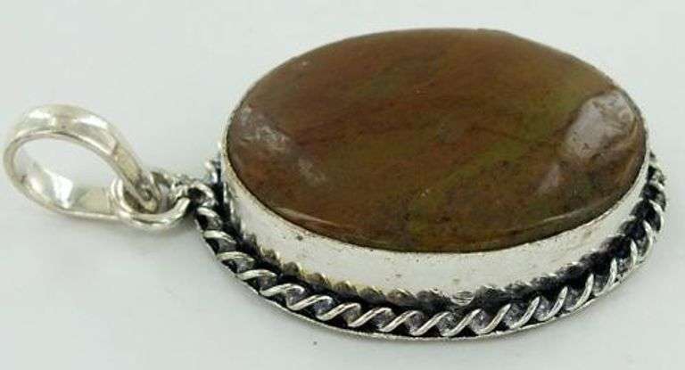 Silver and Natural Stone