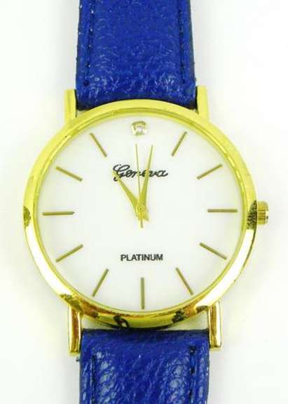 Geneva Platinum Ladies Wrist Watch, Runs