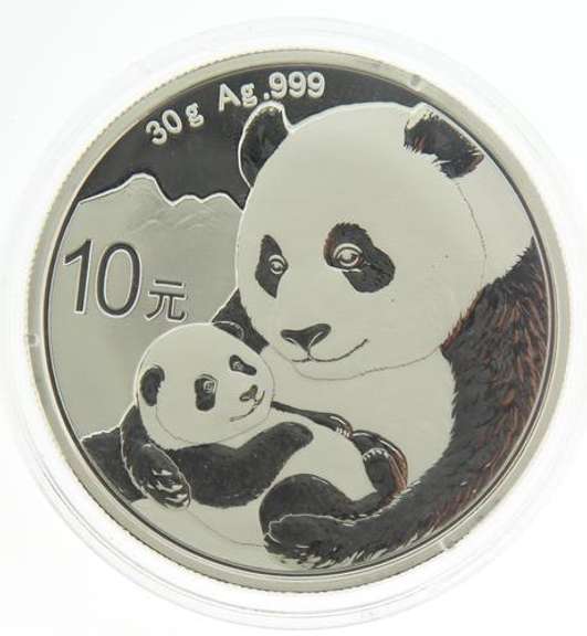 2019 China 10 Yuan Silver Panda in Mint Capsule