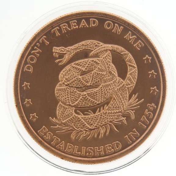 1oz .999 Round Fine Copper