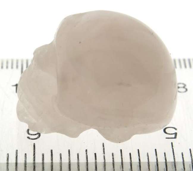 Rose Quartz Skull Miniature