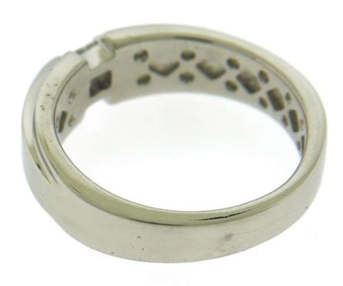 Gent's Platinum Princess Cut Diamond Band