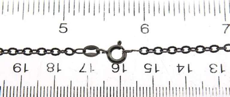 Super Versatile Sterling Silver Oxidized 36" Rolo Rope Chain