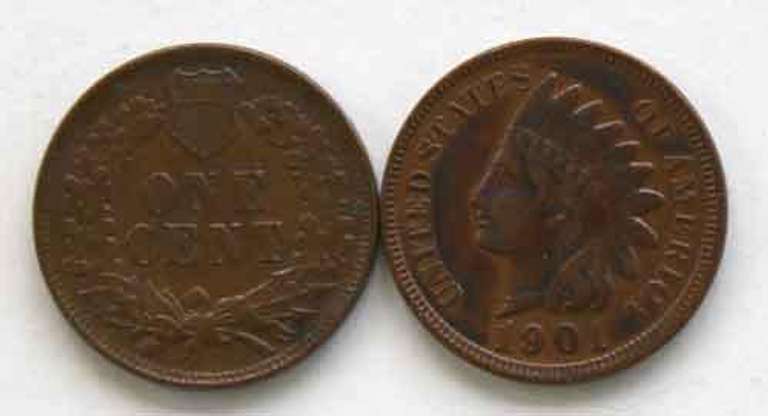 11 XF or Better Indian Head  Cents