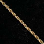 14 K Yellow Gold Rope Bracelet