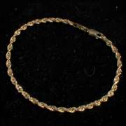 14 K Yellow Gold Rope Bracelet