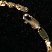 14 K Yellow Gold Rope Bracelet