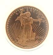 1933 1oz Round Liberty Fine Copper Bullion