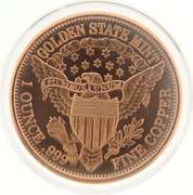 1933 1oz Round Liberty Fine Copper Bullion