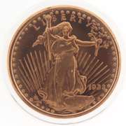 1oz .999 Round Liberty Fine Copper Bullion