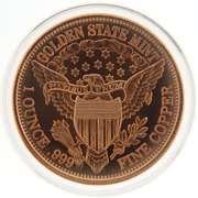 1oz .999 Round Liberty Fine Copper Bullion