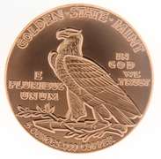 1929 5oz .999 Indian Head Round Copper