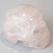 Rose Quartz Skull Miniature