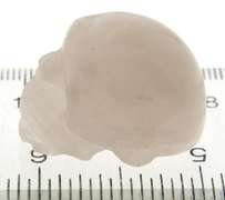 Rose Quartz Skull Miniature